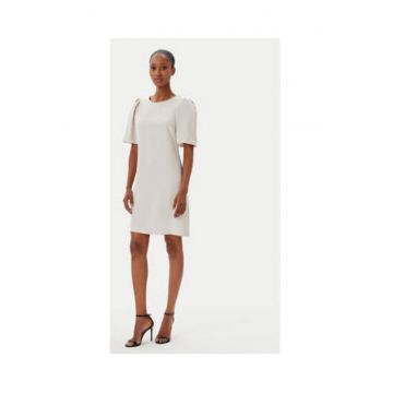 Rochie cocktail pentru femei -  305434869 - material sintetic - bej -