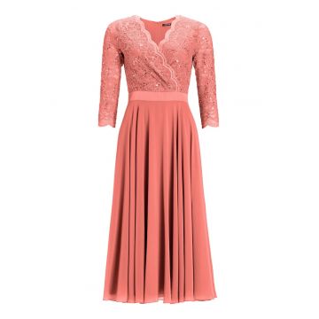 Rochie dama  5AE29100 - Poliester - Verde - Coral