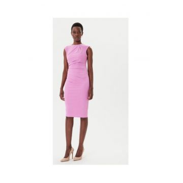 Rochie de cocktail -  roz - 95% poliester - 5% elastan -