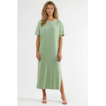 Rochie midi  verde - Verde menta