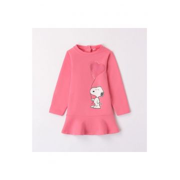 Rochie Snoopy pentru fetite - 0.7385 - Roz