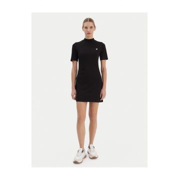 Rochie casual  din bumbac organic - Negru