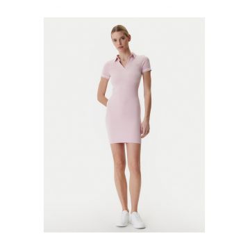 Rochie casual -  roz - poliamida - pentru femei -