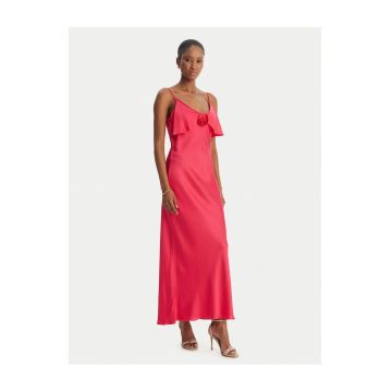 Rochie de cocktail  din viscoza - Roz