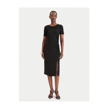 Rochie de cocktail -  neagra - poliester - fermoar