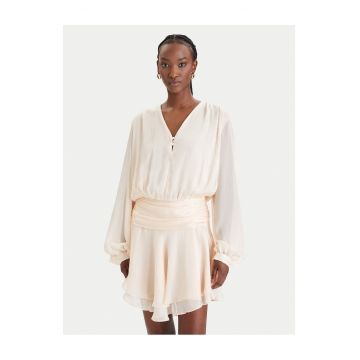 Rochie de cocktail -  portocalie - poliester - pentru femei - Portocaliu