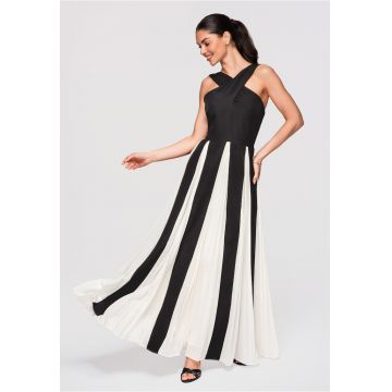 Rochie de seara maxi  LA-OM-DLR313 - Negru