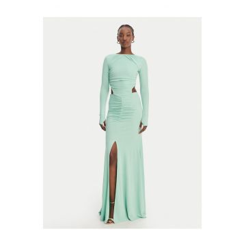 Rochie de seara -  poliester - verde - fermoar - Verde