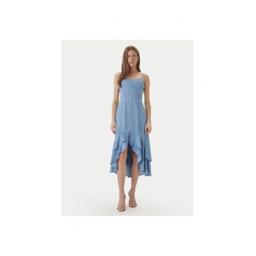 Rochie din denim -  Lyocell - albastru - Albastru