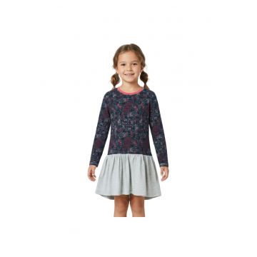 Rochie evazata cu imprimeu