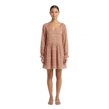 Rochie evazata cu maneci lungi Recha -