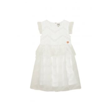 Rochie fete  alb - Alb