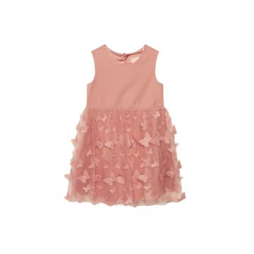 Rochie fete  eleganta coral - Coral