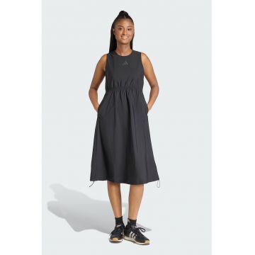 Rochie midi evazata City Tech - Negru