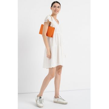 Rochie mini Helena - Alb murdar