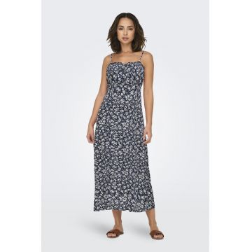 Rochie vaporoasa si evazata - Bleumarin