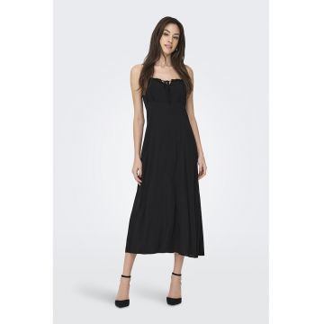 Rochie vaporoasa si evazata - Negru
