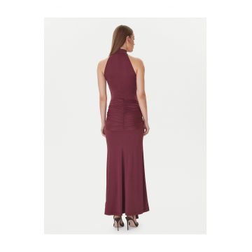Rochie  BARDOT-60102DB - prune inchis - 6