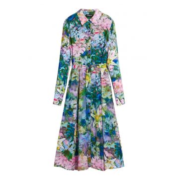 Rochie camasa Femei -  Colorat - Viscoza - Sistem inchidere cu nasturi