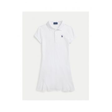 Rochie casual  alb -