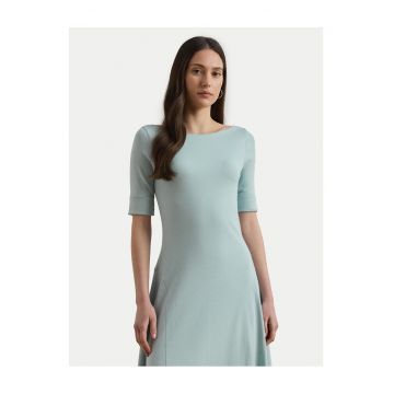Rochie casual dama  albastru deschis - material de calitate