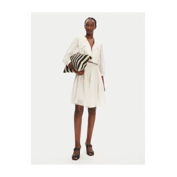 Rochie casual de dama  ecru