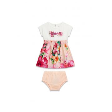 Rochie casual fete -  multicolor - bumbac