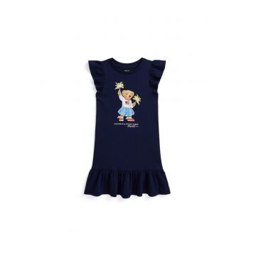 Rochie casual pentru fete -  Bleumarin