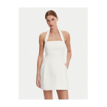 Rochie cocktail  alb - poliester - pentru femei