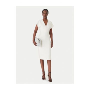 Rochie cocktail  ecru - Ecru