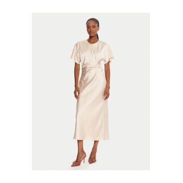 Rochie de cocktail -  bej - fabrica usoara