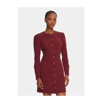 Rochie de cocktail -  bordeaux - poliester -