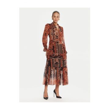 Rochie de cocktail dama  maro - fabrica eleganta