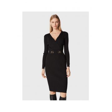 Rochie de cocktail dama  negru - fabrica de calitate