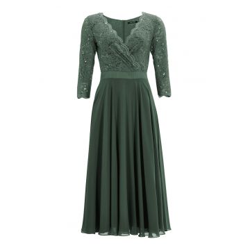 Rochie de cocktail - dama -  verde