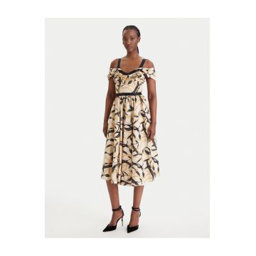 Rochie de cocktail Femei - - Bej
