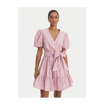 Rochie de cocktail Femei -  bumbac - roz - fermoar - Roz