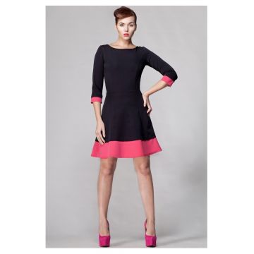 Rochie De Dama -  Model Din Dantela - Negru - Dantela Premium - Rochie Eleganta Mini Pentru Femei - Tinuta De Seara Luxoasa - Rochii De Ocazie - Croiala Feminina Rafinata - Perfecta Pentru Petreceri Exclusiviste Si Evenimente Speciale - Negru