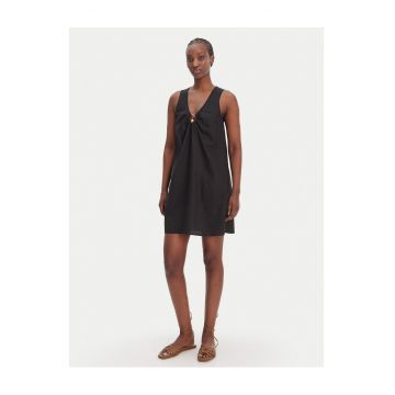 Rochie de vara pentru femei -  55% in - 45% viscoza - Negru