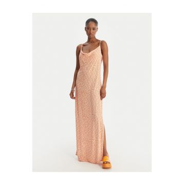 Rochie de vara -  portocalie - viscoza