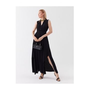 Rochie de zi pentru femei  negru -