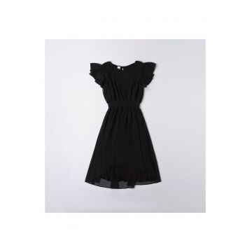 Rochie din voal cu trena pentru fete -  4.6554 - Negru