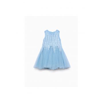Rochie eleganta  pentru fete - Albastru