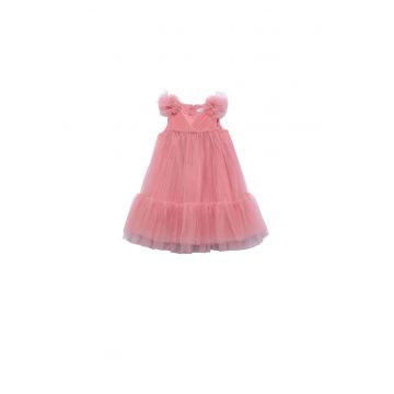 Rochie fete -  eleganta - roz - din poliamida