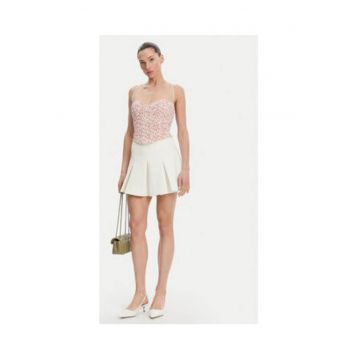 Rochie -  floral - alb poliester