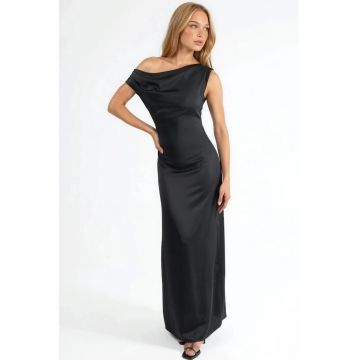 Rochie Maxi Bodycon dama -  negru - poliester