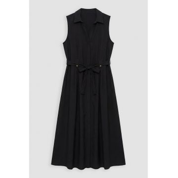 Rochie midi fara maneci - Negru