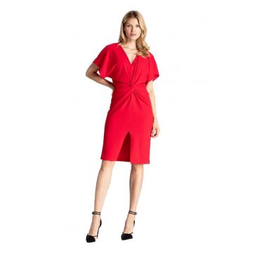 Rochie mini dama Gaherddhin M687 rosie - Rosu stins