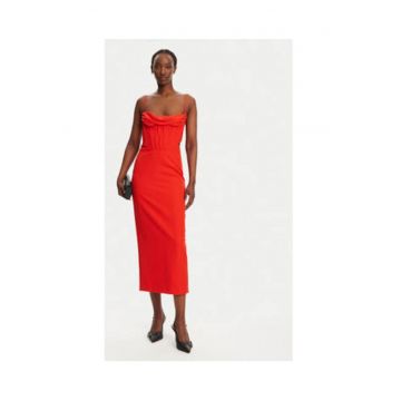 Rochie  model 58535DB - rosu - poliester -