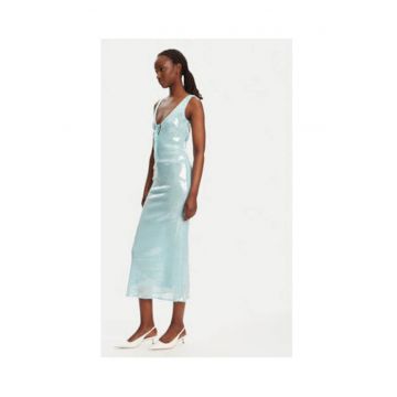 Rochie  model 59272DB AQUA - turcoaz - poliester -